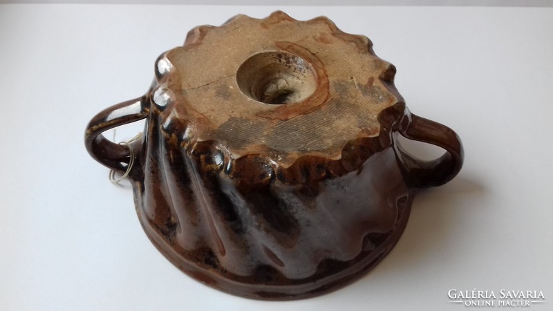 Old ceramic kettle
