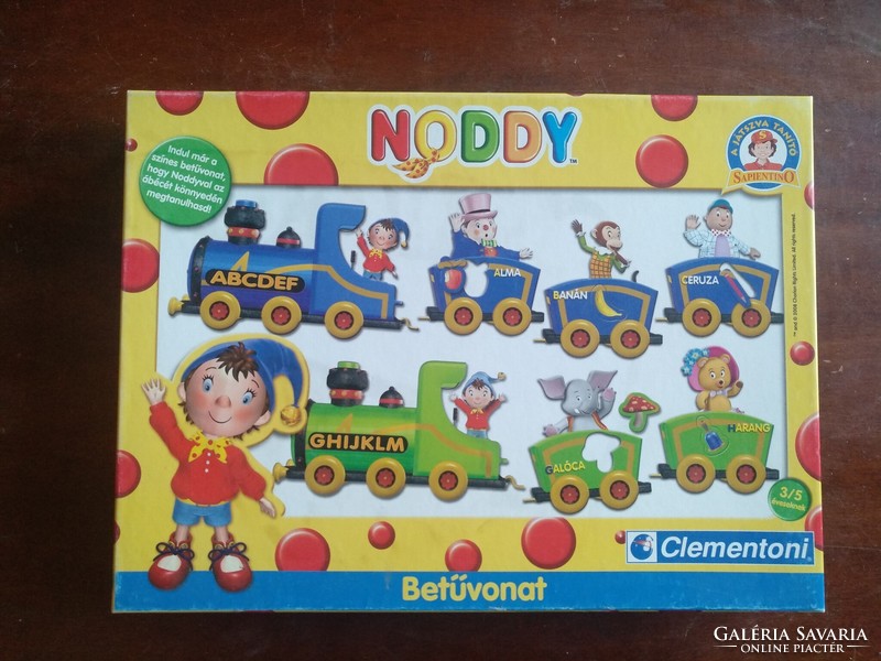 Noddy betűvonat betű tanuló ABC játék, Alkudható