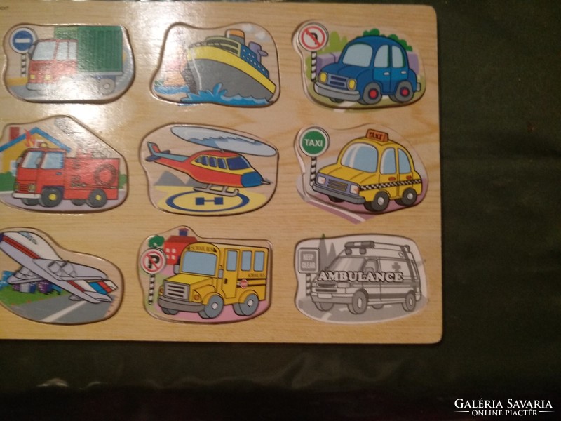 Járművek fa puzzle játék, Alkudható