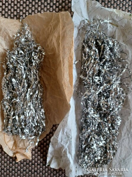 Christmas tree decoration - old tin foil 2 packages