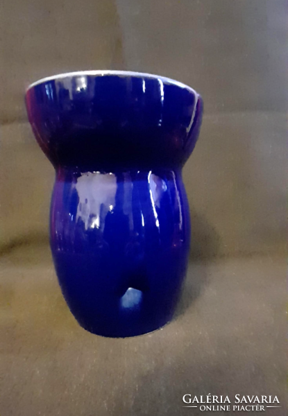 Retro Kispest granite vase