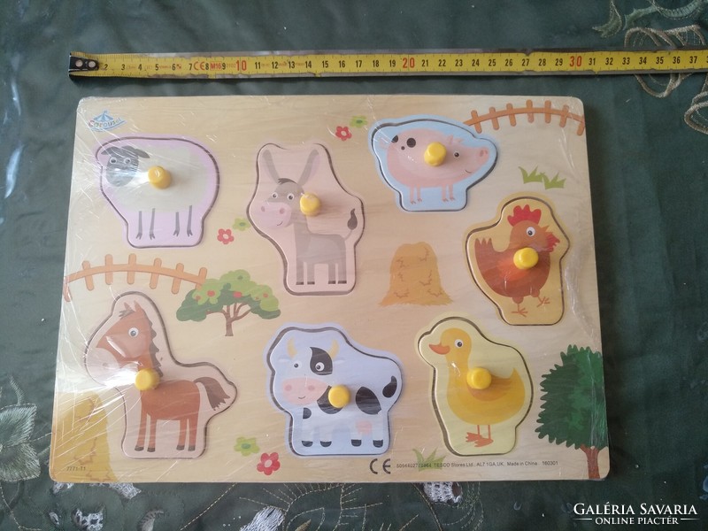 Wooden handle puzzle game, negotiable