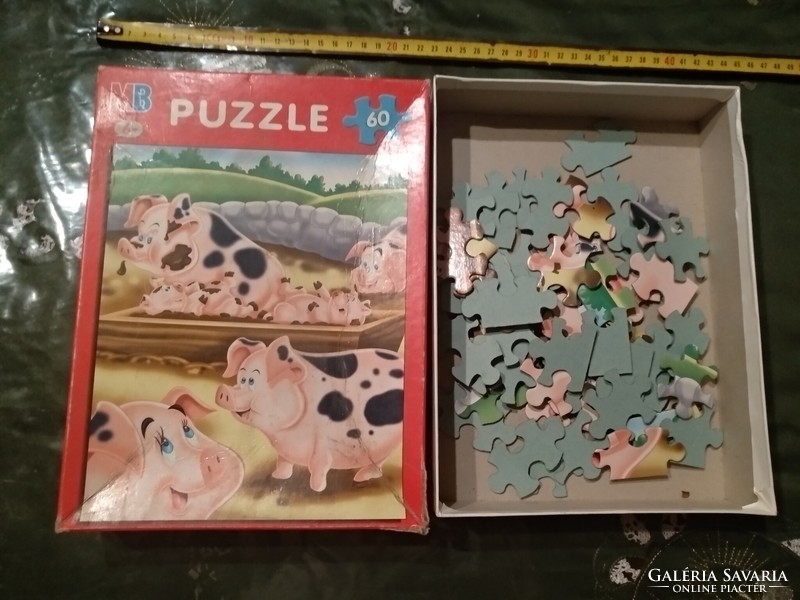Farm pig puzzle game, negotiable