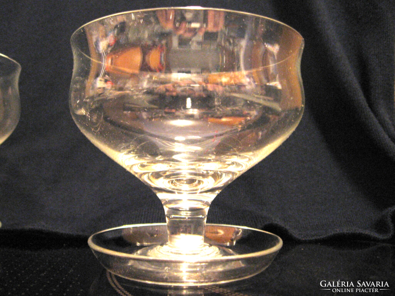 Retro orrefors cocktail glass set of 8