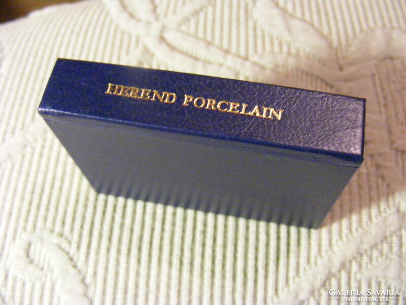 Herend porcelain mini book in English