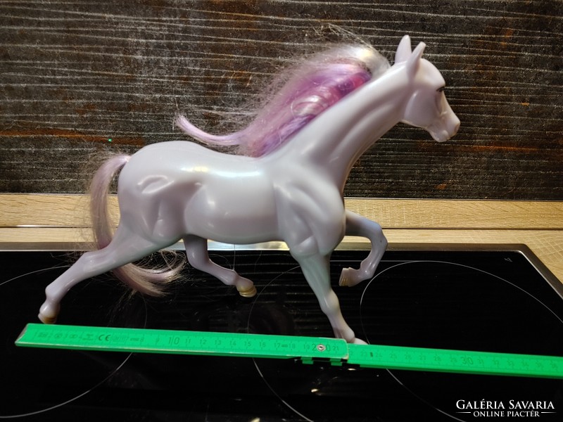 Combable plastic toy horse