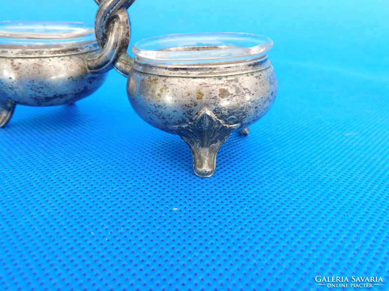 Pair of silver spice holders 61 gr