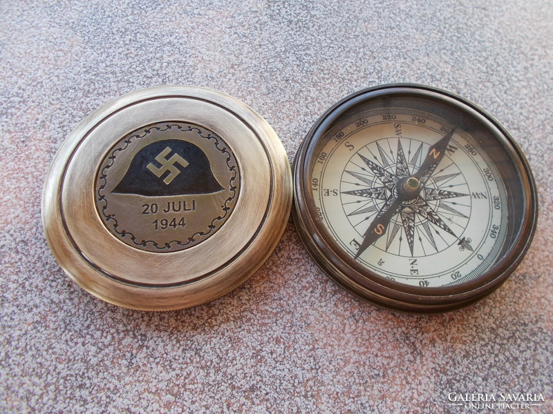 WW2, German propaganda compass-busola, facsimile