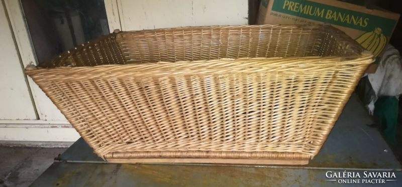 Antique pram wicker basket