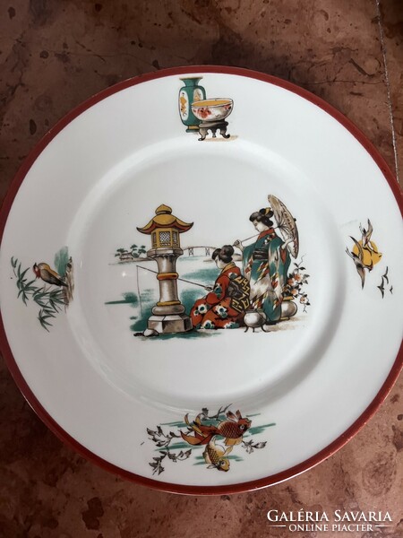 Pair of two plates with oriental scenes