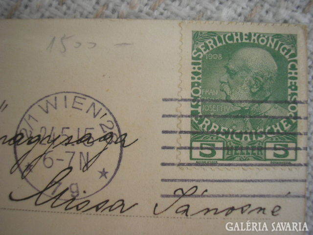 Monarchy 1915 wien ii / 2 k.K prater sz. Postcard