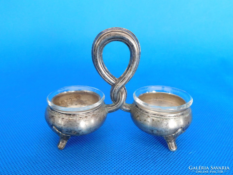Pair of silver spice holders 61 gr