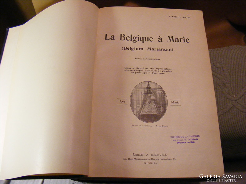 La belgique a marie - belgium marianum 1930 - Marian shrines in Belgium