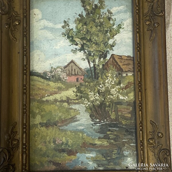 Blondel frame with oil painting