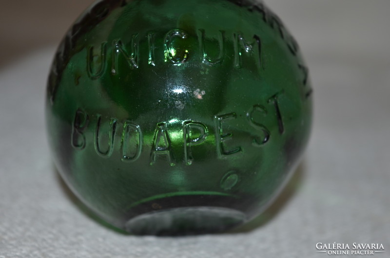 Old small unicumum sphere with glass label ( dbz 0025 )
