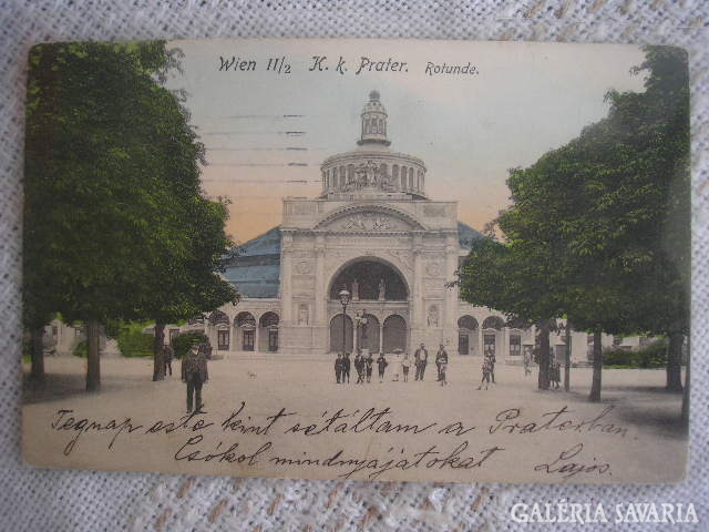Monarchy 1915 wien ii / 2 k.K prater sz. Postcard
