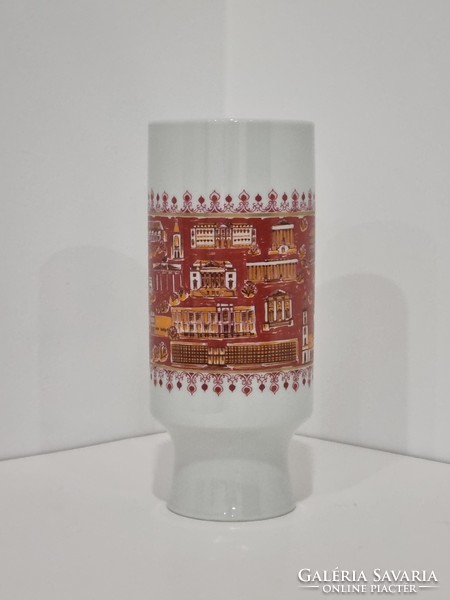 Wallendorf -Berlin porcelán váza,régi gyűjtői darab a '70-es évekből