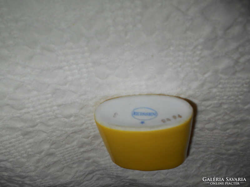 Meisseni porceláncigaretta tartó-kínáló 6 cmX 6 cm