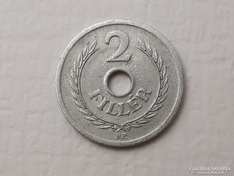 Hungary 2 filer 1950 coin - Hungarian alu 2 filer 1950 coin