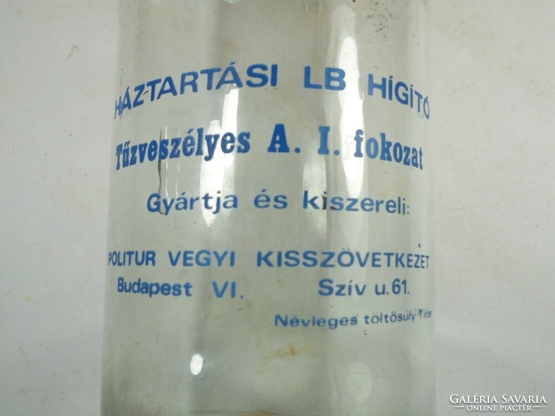 Retro dilution glass - small polish chemical cooperative - from the 1970s