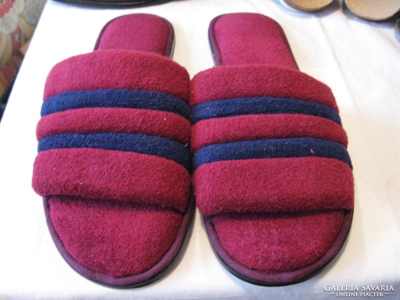 Soft sponge suede slippers 43-44