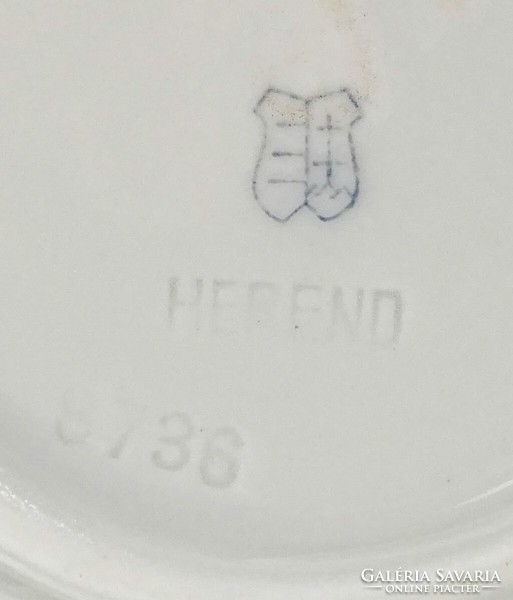 1L657 Antik óherendi kisméretű porcelán tálka 8 cm