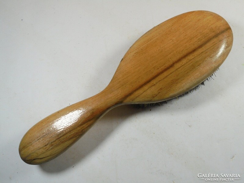 Old retro wooden hairbrush brush toilet - approx. From the 1970s