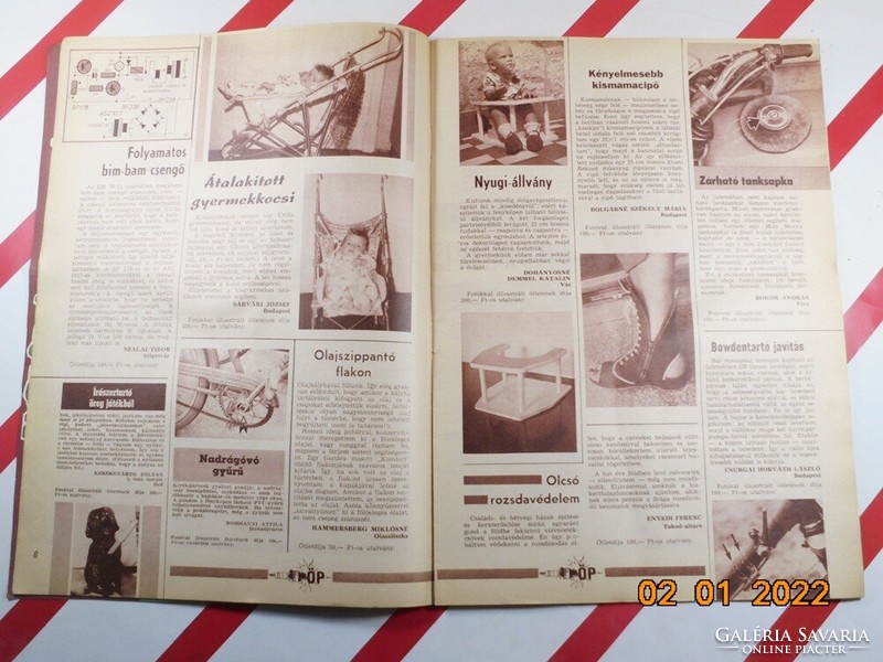 Régi retro Ezermester hobbi barkács újság - 78/1 - 1978 január - Születésnapra