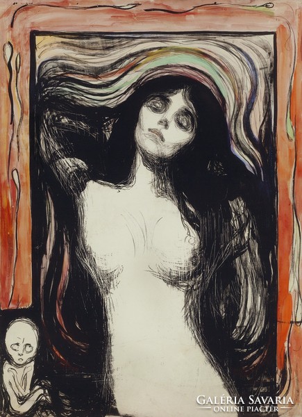 Edward Munch - Madonna - reprint