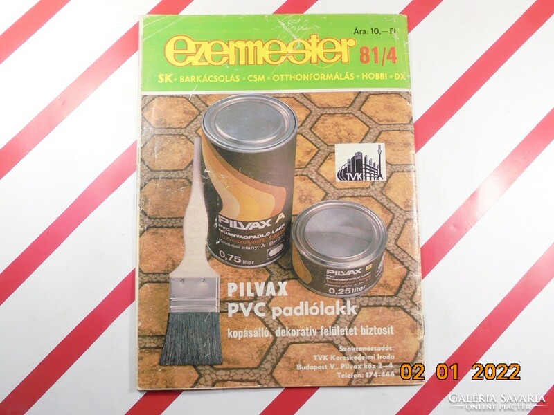 Old retro handyman hobby DIY magazine - 81/4 - April 1981 - for a birthday