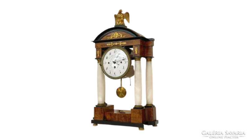 Elegant large empire table clock 1810-20