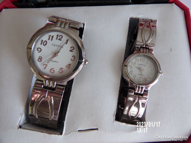 Geneva men's and women's watch in a pair (in box)
