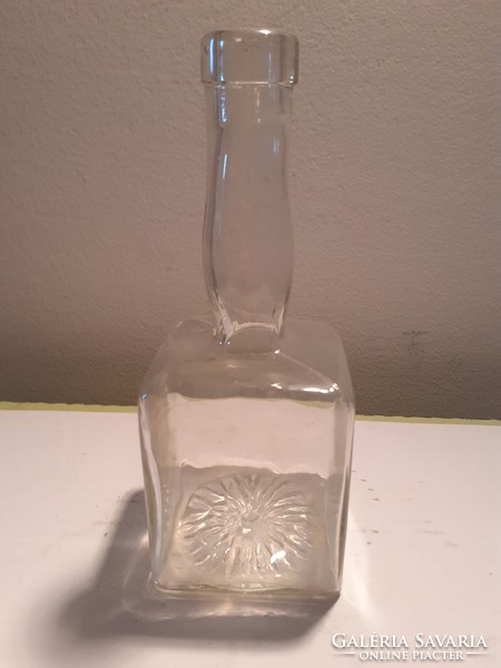 Old liqueur bottle gschwindt's square small bottle