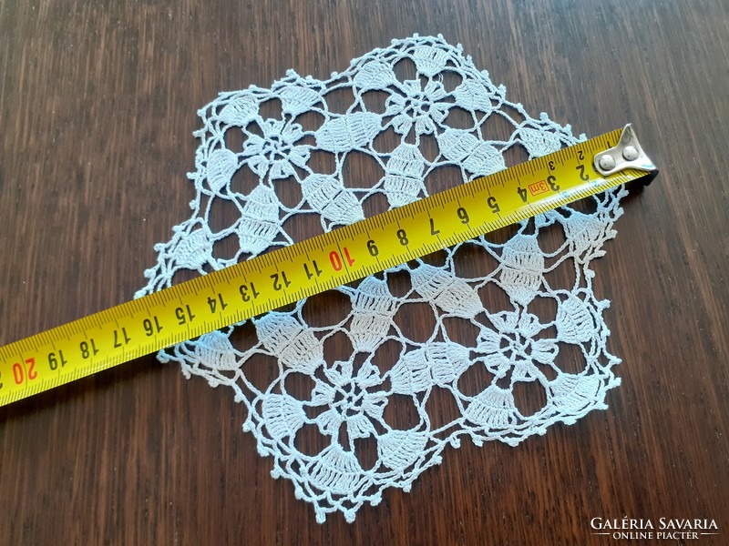 Old crochet small tablecloth for vintage needlework