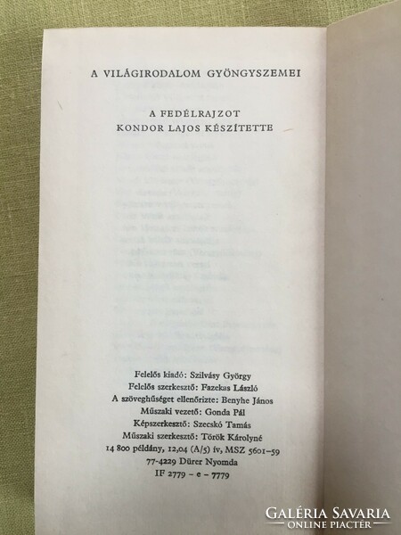 Kondor Lajos borítótervével Federico Garcia Lorca válogatott versei 1977-ből -  M157