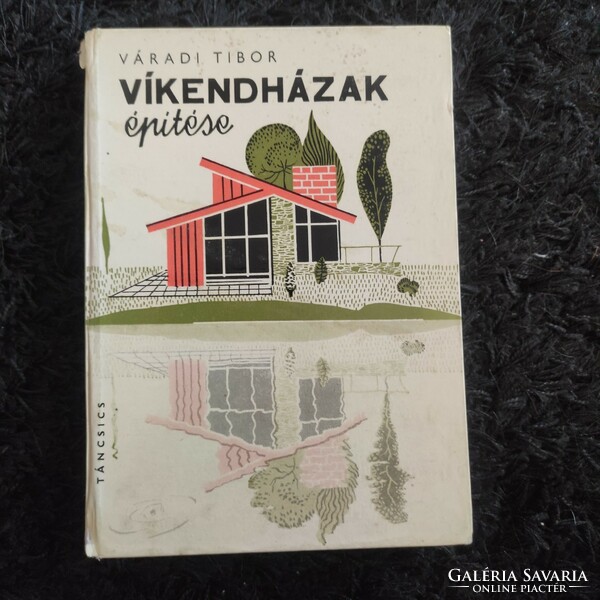 Víkendházak építése 1971-es kiadású könyvritkaság