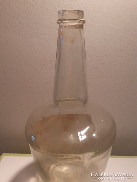 Retro Cirfandli boros üveg régi címkés palack