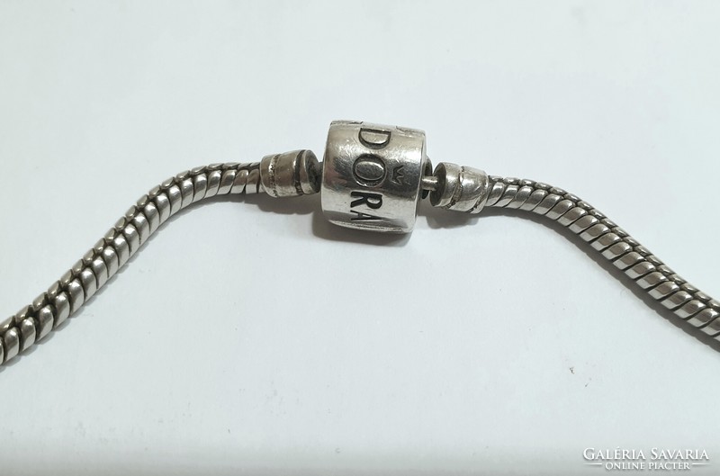 Silver (925) pandora bracelet with charms