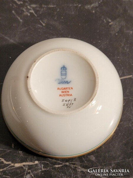 Augarten Wien bonbonier Bécs 8,5x5,5cm Herendi porcelán doboz