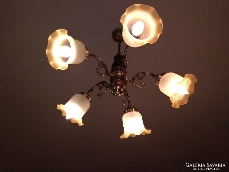 Beautiful five-branch chandelier, ceiling lamp