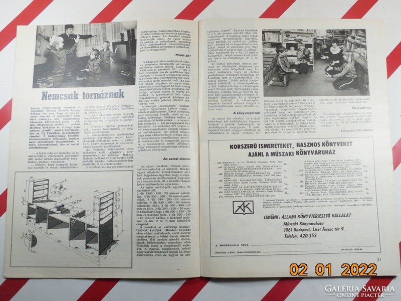 Régi retro Ezermester hobbi barkács újság - 80/8 - 1980 augusztus - Születésnapra