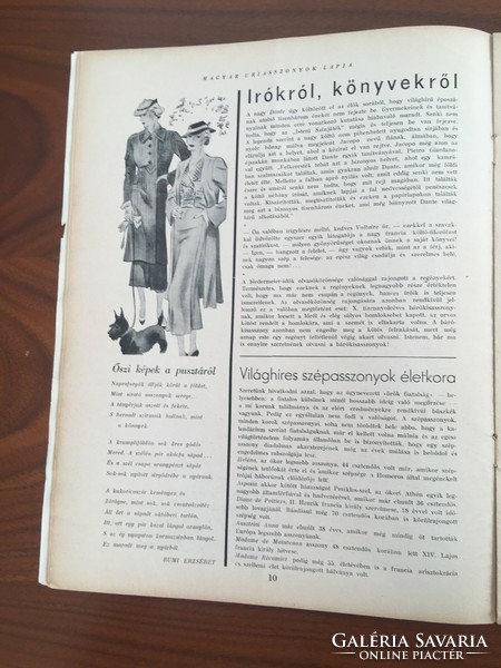 Magyar Úriasszonyok Lapja 1934. október 10., XI. évfolyam, 29. szám