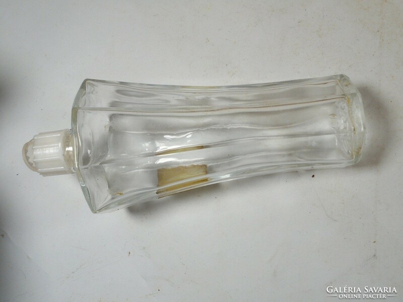 Retro old khv camea face lotion glass bottle with plastic cap - 80 ml - approx. From the 1970s