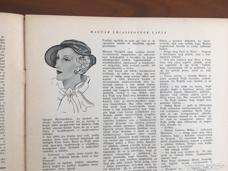 Hungarian ladies' magazine 1934. October 10, Xi. Year, 29. Number