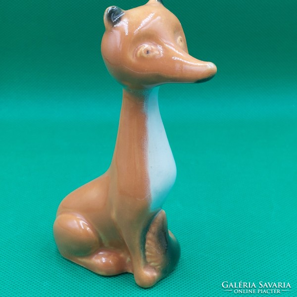 Vintage ceramic fox figure