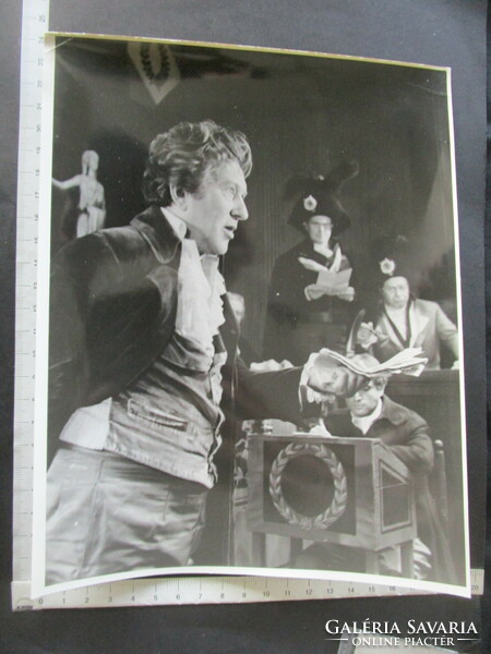 Unforgettable actor Ferenc Szinés from Bessenye giant photo Danton's death Madáchszinház Budapest 1965