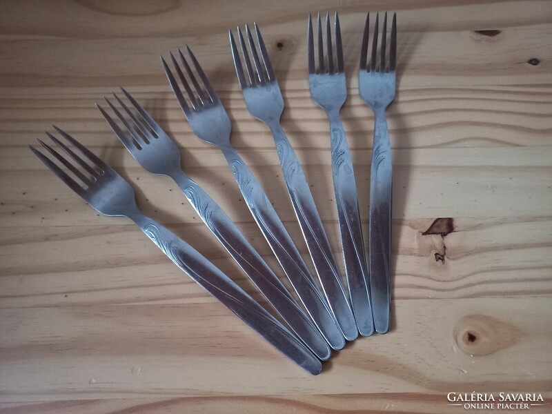 Inox cutlery set 6 knives, 6 forks, 6 spoons