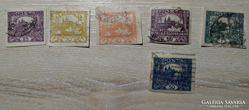 1918-1920 évekbeli csehszlovák bélyegek