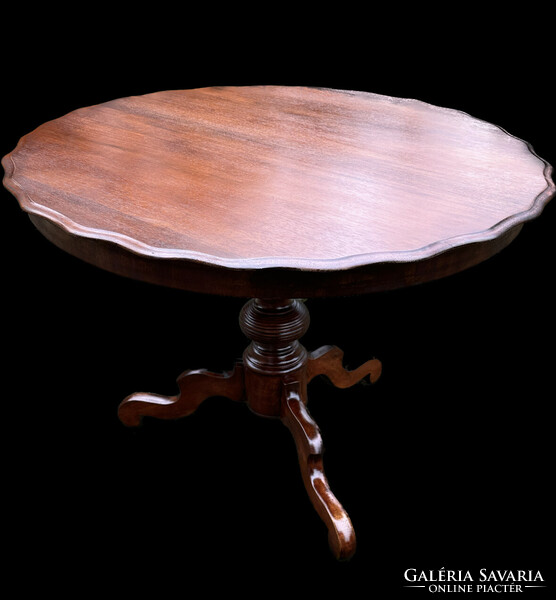 Antique effect tea table