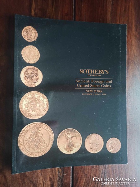Five (3 Hungarian + 2 foreign) numismatic auction catalogs 1994 - 2001